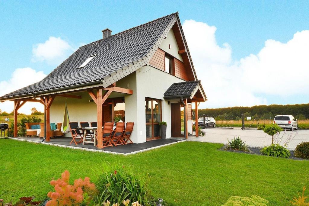 Holiday Home With A Terrace, Sauna, Jacuzzi Миеленко Екстериор снимка