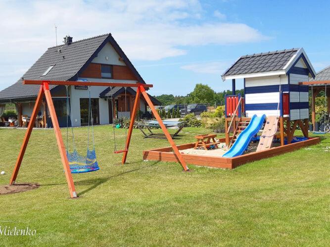 Holiday Home With A Terrace, Sauna, Jacuzzi Миеленко Екстериор снимка
