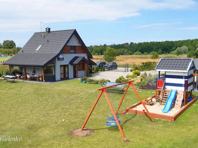 Holiday Home With A Terrace, Sauna, Jacuzzi Миеленко Екстериор снимка